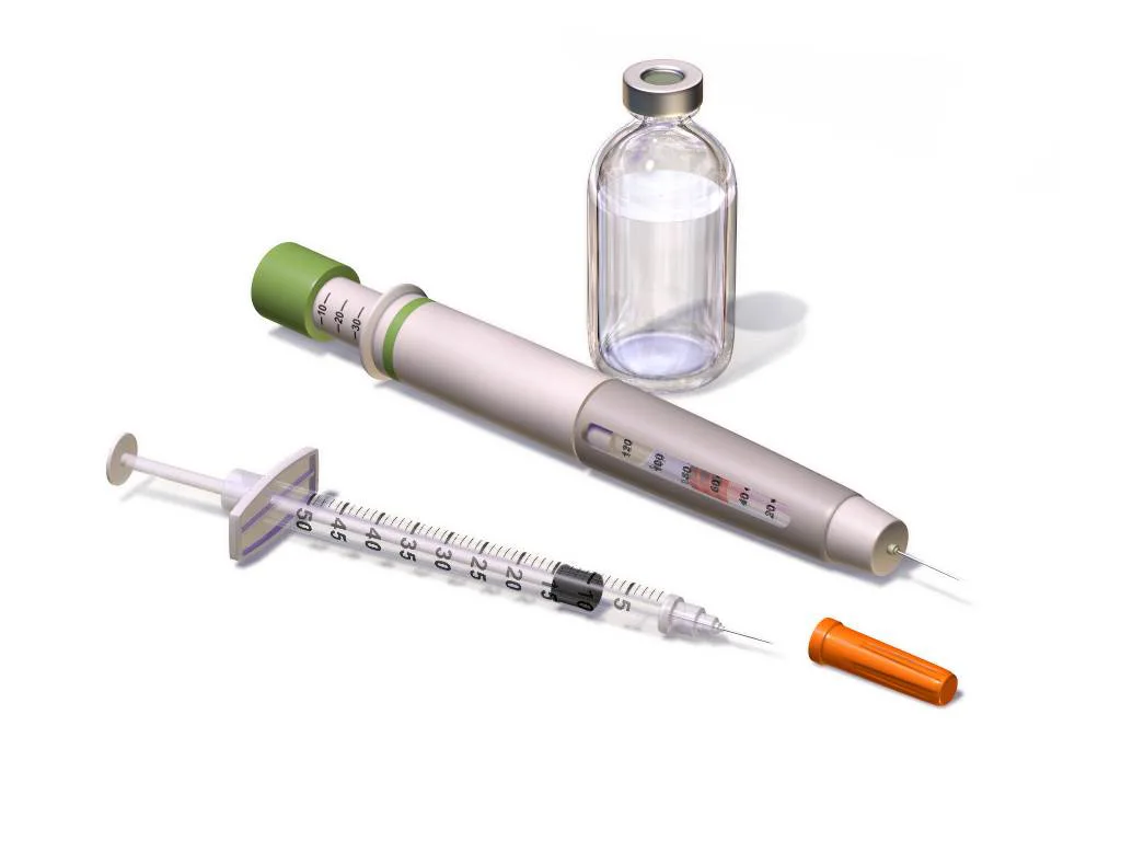 insulin syringe. alert1 medical alert systems